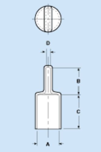 Line Diagram - Flexible Caps with Flat Pull-Tab for Easy Removal- Flex500™